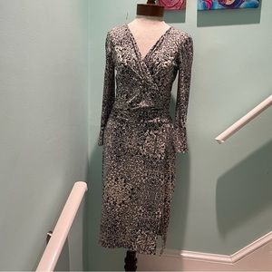 BCBG Faux Wrap Dress Size Small.